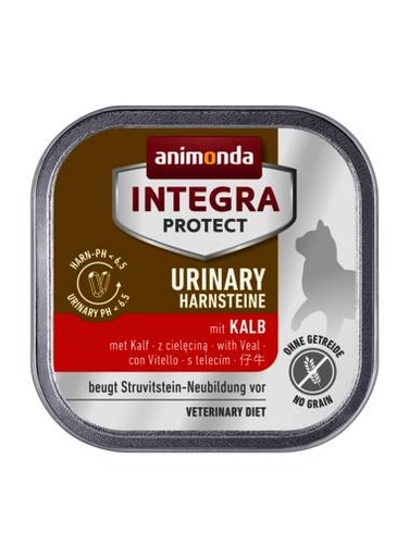 [AM86611] Integra Cat Urinary Struvit Veal 16 x 100 gr.
