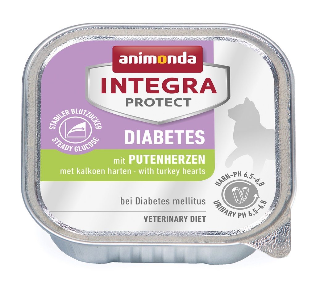 Integra Cat Diabetes Turkeyhearts 16 x 100 gr.