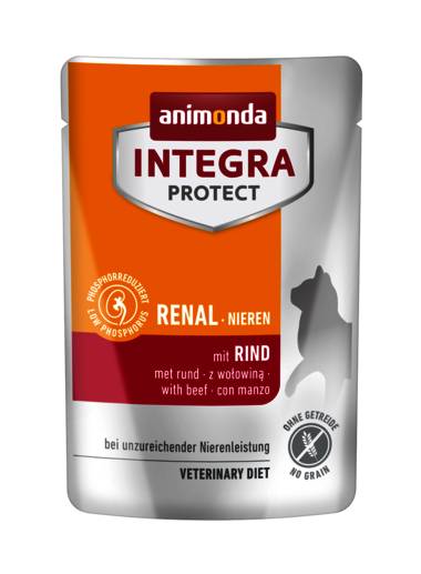Integra Cat Pouch Nieren Beef 24 x 85 gr.
