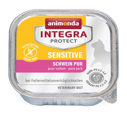 [AM86696] Integra Cat Sensitive Pure Pork 16 x 100 gr.