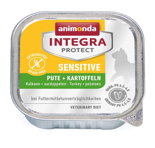 [AM86853] Integra Cat Sensitive Turkey+Potatoes (16 x 100 gr.)
