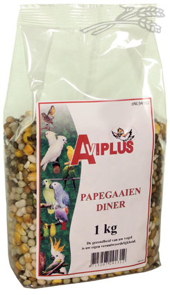 [AP131] Aviplus Papegaaiendiner 1 kg.