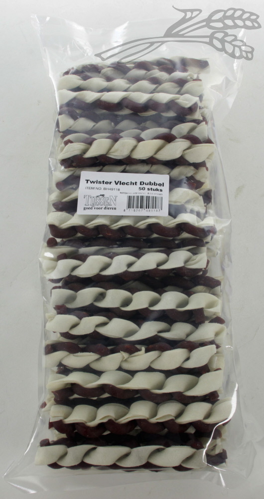 Twister Vlecht Dubbel 50 x 1 st.