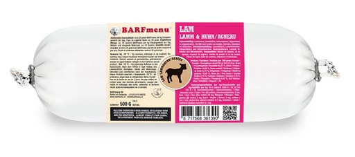[BM36139] BARFmenu Hond Lam 10 x 500 gr.