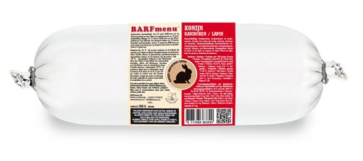 [BM36382] BARFmenu Kleine Hond & Kat Konijn 20 x 250 gr.