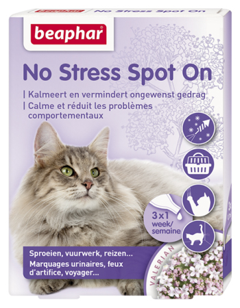 Beaphar No Stress Spot On Kat 3 Pipet 1 st.