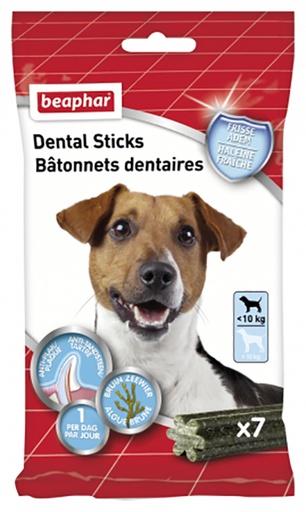 [BP14273] Beaphar Dental Sticks Kleine Hond <10 kg. 7 st.