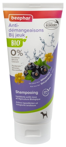 [BP17373] Bio Shampoo Tube bij Jeuk Hond 200 ml.