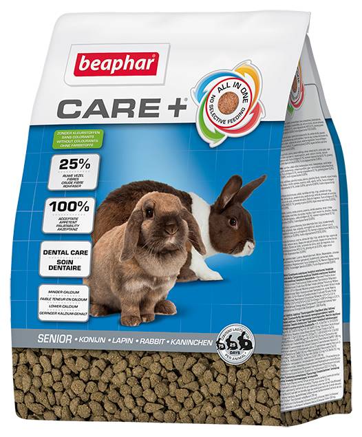 Care+ Konijn Senior 1,5 kg.