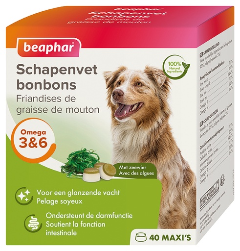 [BP61273] Beaphar Schapenvet Bonbons+Zeewier 245 gr. (245 gr.)