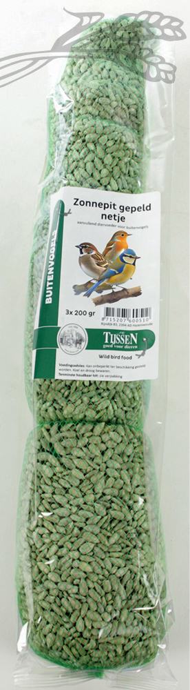 Tijssen Netje Zonnepitten Gepeld Verpakt (16 x 3 x 200 gr.)