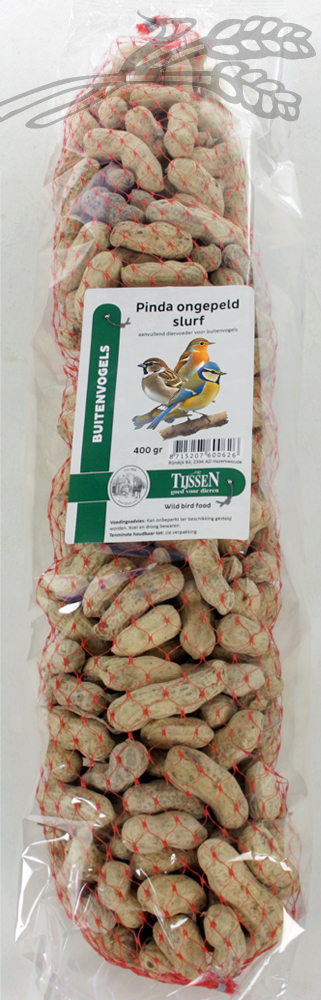 Tijssen Slurf Pinda Ongepeld Verpakt 15 x 400 gr.