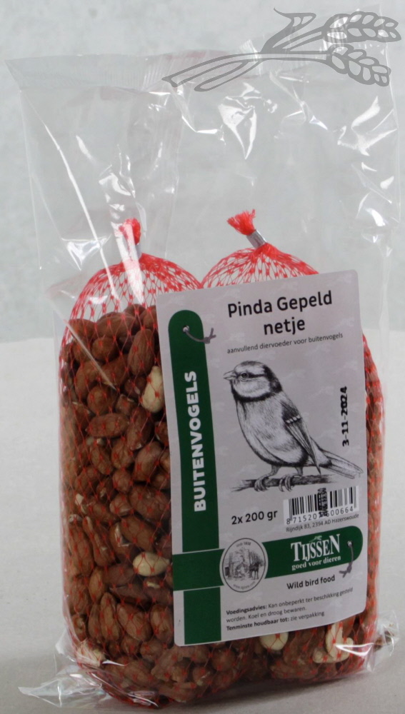 Netje Pinda Gepeld Verpakt (24 x 2 x 200 gr.)