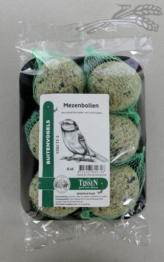 [BV60071] Mezenbollen set 15 x 6st.