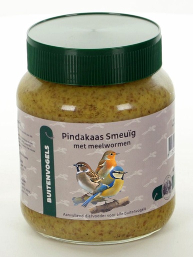 [BV60090] Tijssen Pindakaas Pinda's & Insecten Glas (12 x 360 gr.)