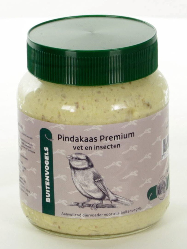 Pindakaas Insecten & Vet Glas 12 x 360 gr.
