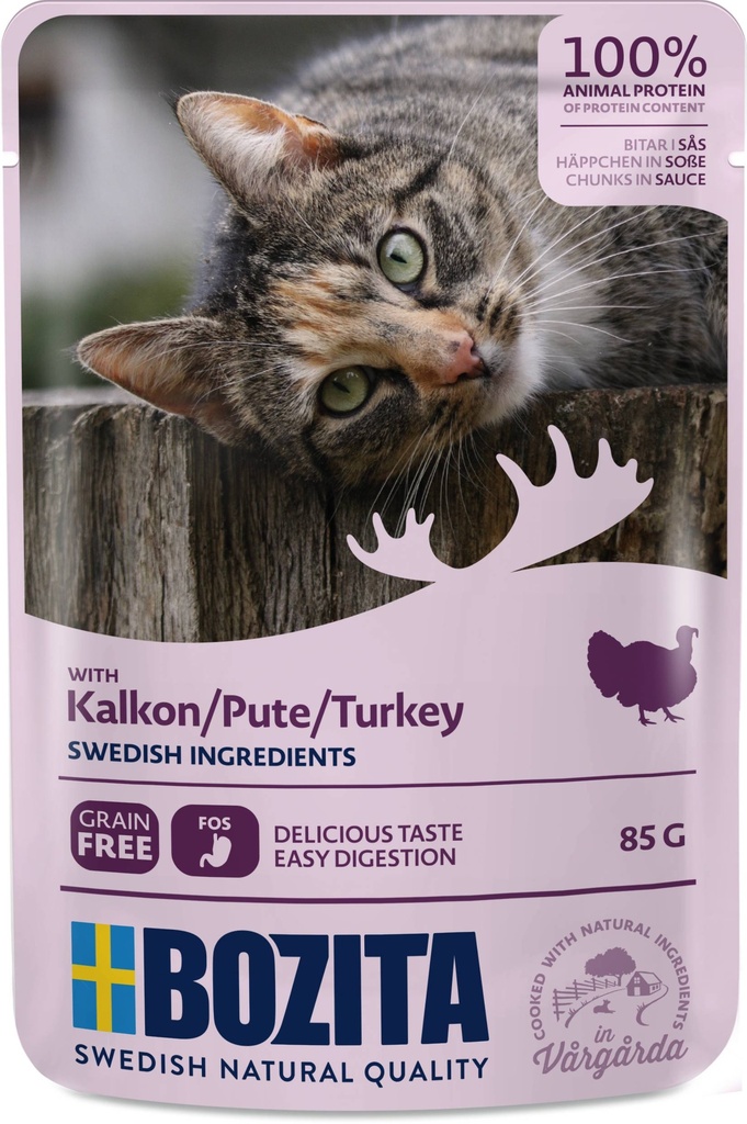 Bozita Feline Pouch Turkey 12 x 85 gr.