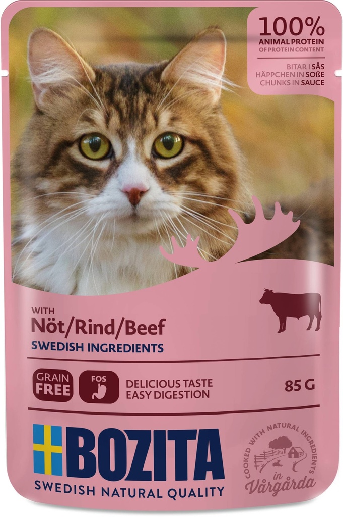 Bozita Feline Pouch Beef 12 x 85 gr.