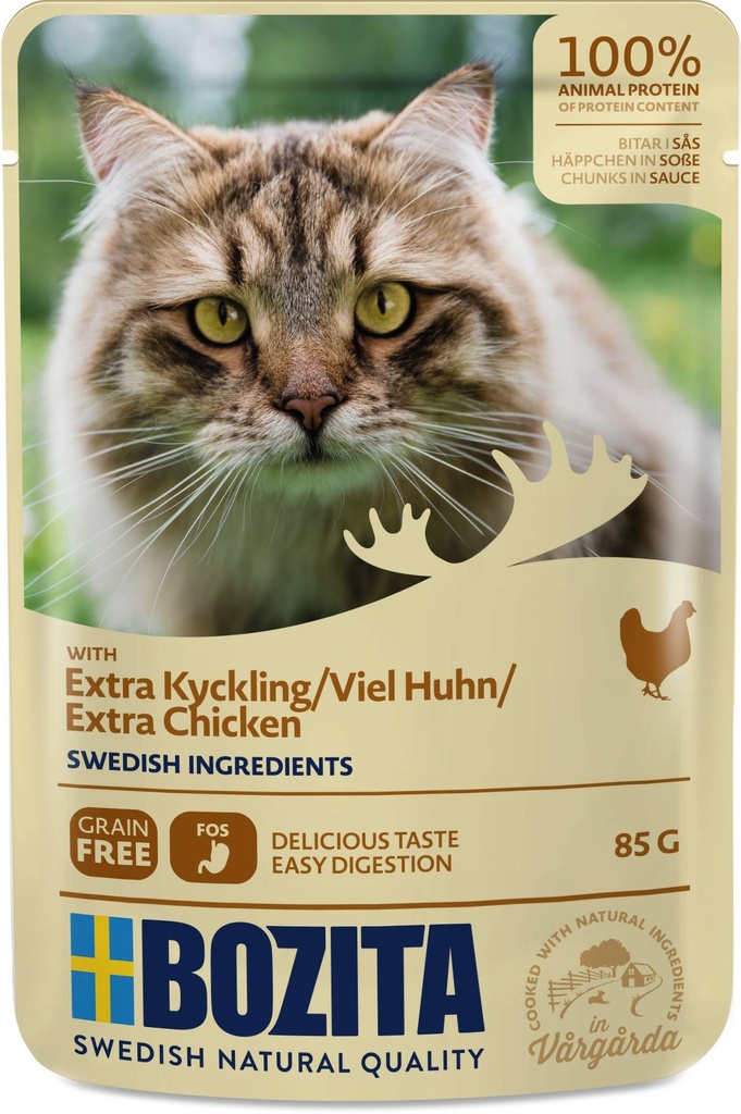 Bozita Feline Pouch extra Chicken 12 x 85 gr.