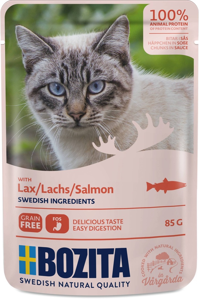 Bozita Feline Pouch Salmon 12 x 85 gr.