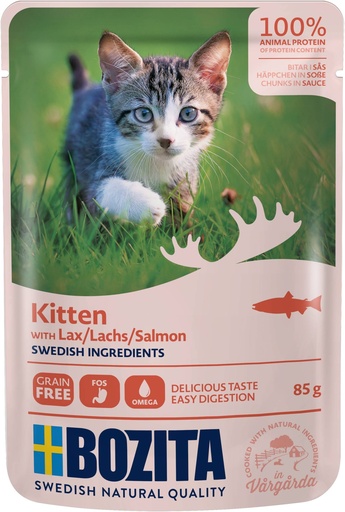 [BZ3621] Bozita Feline Pouch Kitten Salmon in sauce 12 x 85 gr.