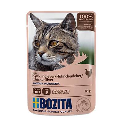 [BZ3630] Bozita Feline Pouch Jelly Chickenliver 12 x 85 gr.