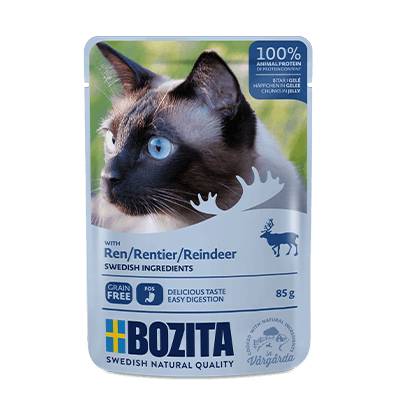 [BZ3631] Bozita Feline Pouch Jelly Reindeer 12 x 85 gr.