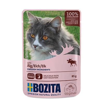 [BZ3633] Bozita Feline Pouch Jelly Elk 12 x 85 gr.