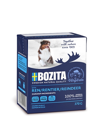 [BZ64263] Bozita Naturals Dog Rendier 6 x 370 gr.
