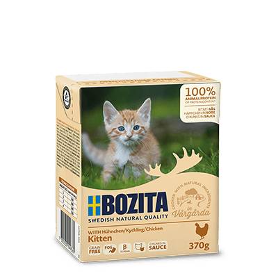 Bozita Tetra Feline Kitten Kip Chunks in Sauce 6 x 370 gr.