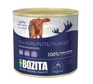[BZ65163] Bozita Blik Dog Kalkoen 6 x 625 gr.