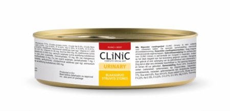 CLiNiC Cat Urinary Beef 12 x 100 gr.