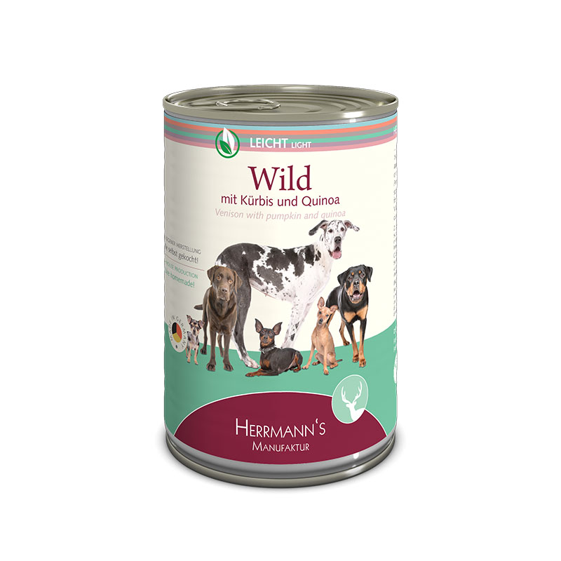 Herrmanns Light Hert 12 x 400 gr.