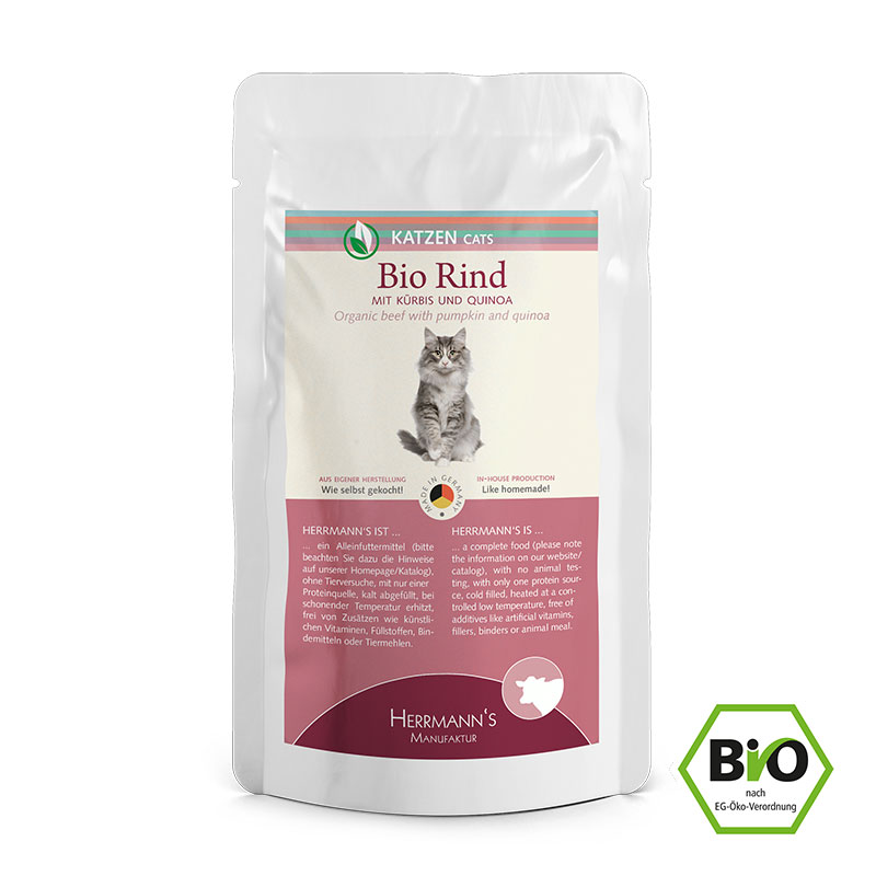 Herrmanns BIO Rund Pompoen en Quinoa 12 x 100 gr.
