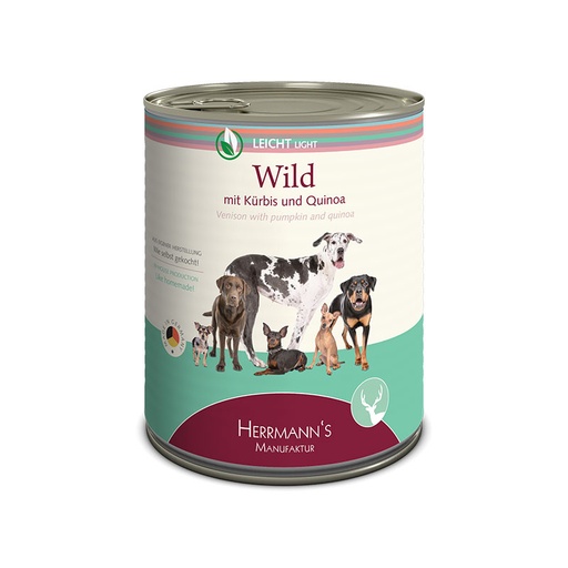 [CP00828] Herrmanns Light Hert Blik 6 x 800 gr.
