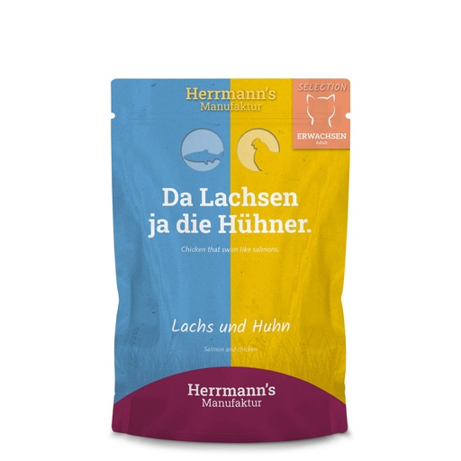 [CP00983] Herrmanns Cat Selection Zalm QS 20 x 100 gr.