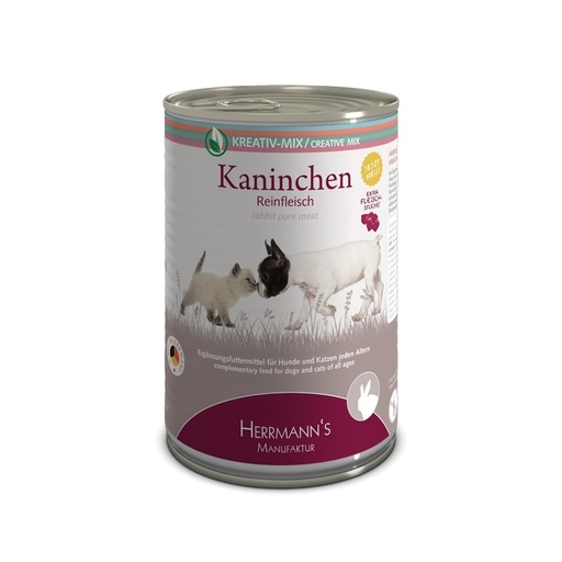 [CP01004] Herrmanns BIO Konijn 12 x 400 gr.