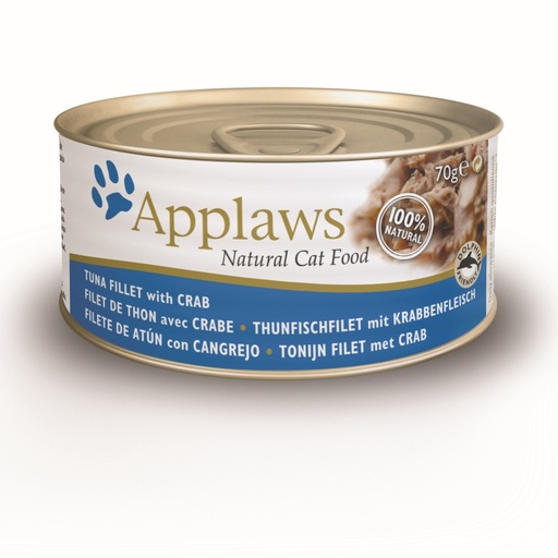 [CP43475] Applaws Blik Cat Tuna & Crab 24 x 70 gr.