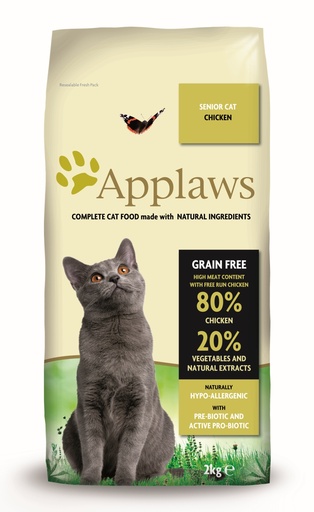 [CP43567] Applaws Senior Cat brokjes 2 kg.