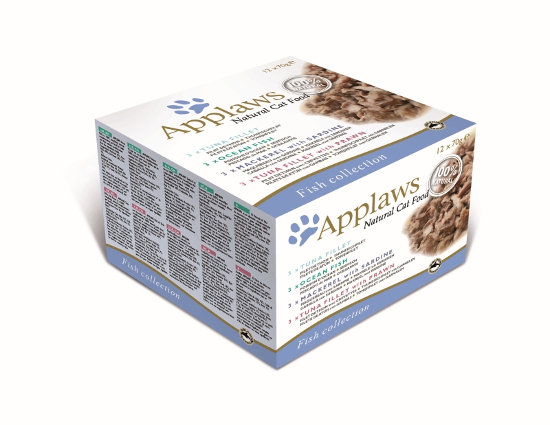 Applaws Blik Cat MP Fish Selection (12 x 70 gr.)