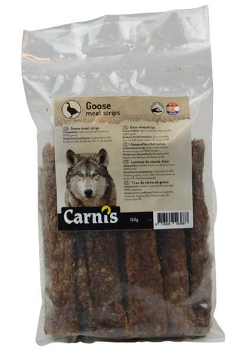 [CS54368] Carnis Vleesstrips Gans 5 x 150 gr.