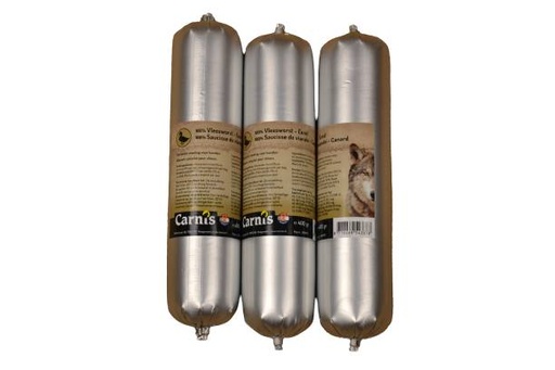 [CS54387] Carnis Gestoomde Worst Eend (24 x 400 gr.)