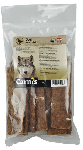 [CS54546] Carnis Vleesstrips Eend 5 x 150 gr.