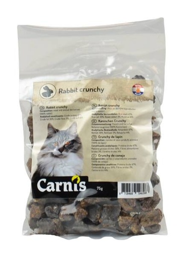 [CS54626] Carnis Kat Konijn Crunchy (5 x 75 gr.)