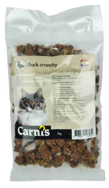 Carnis Kat Eend Crunchy 5 x 75 gr.