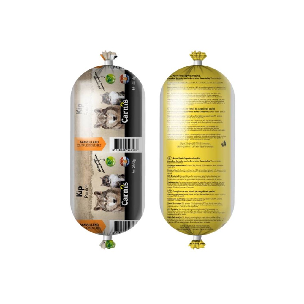 Carnis Vers Vlees Kip 24 x 200 gr.