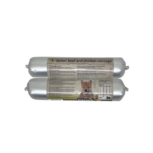 [CS54779] Carnis Gestoomde Worst Junior Rund/Kip 24 x 400 gr.