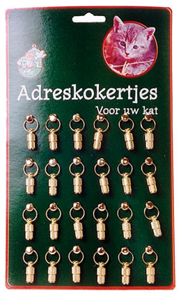 [CVA196] Adreskoker Kat Chroom 24 x 1 st.