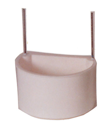 [E00006] Kolibrie Bakje Klein Wit 1 st.