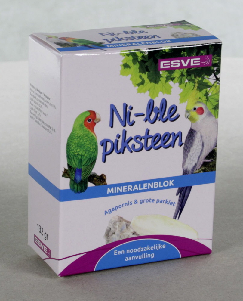 Piksteen Agapornis Naturel Rood 1 st.